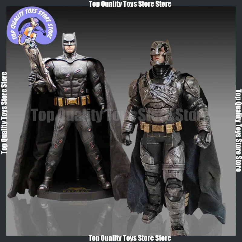 Team Di Prototipazione Blindata Statua Di Batman Action Figure Toys 32Cm Sorpresa Regalo Per Bambini Guerra Danno Versione Del Desktop Col