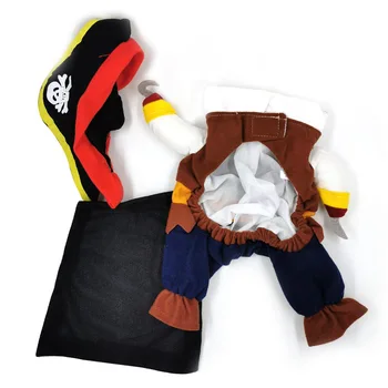 Dog clothes pirate pet dog to suit cat pet clothes cute pet four seasons can wear 2