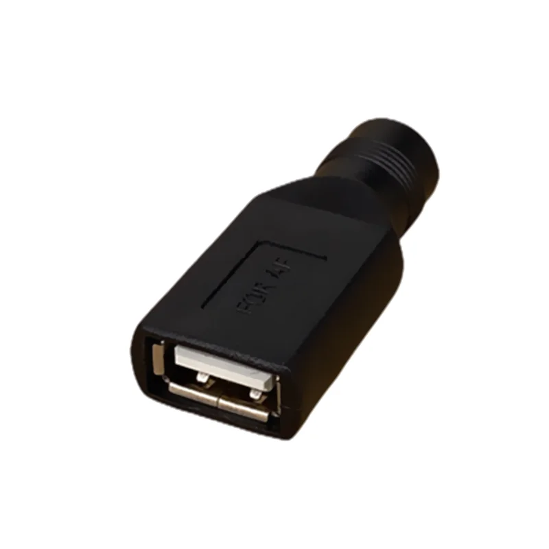 Power Plug Connector Female Jack To USB 2.0 Male 5V DC Plugs Adapter Laptop 5.5*2.1mm
