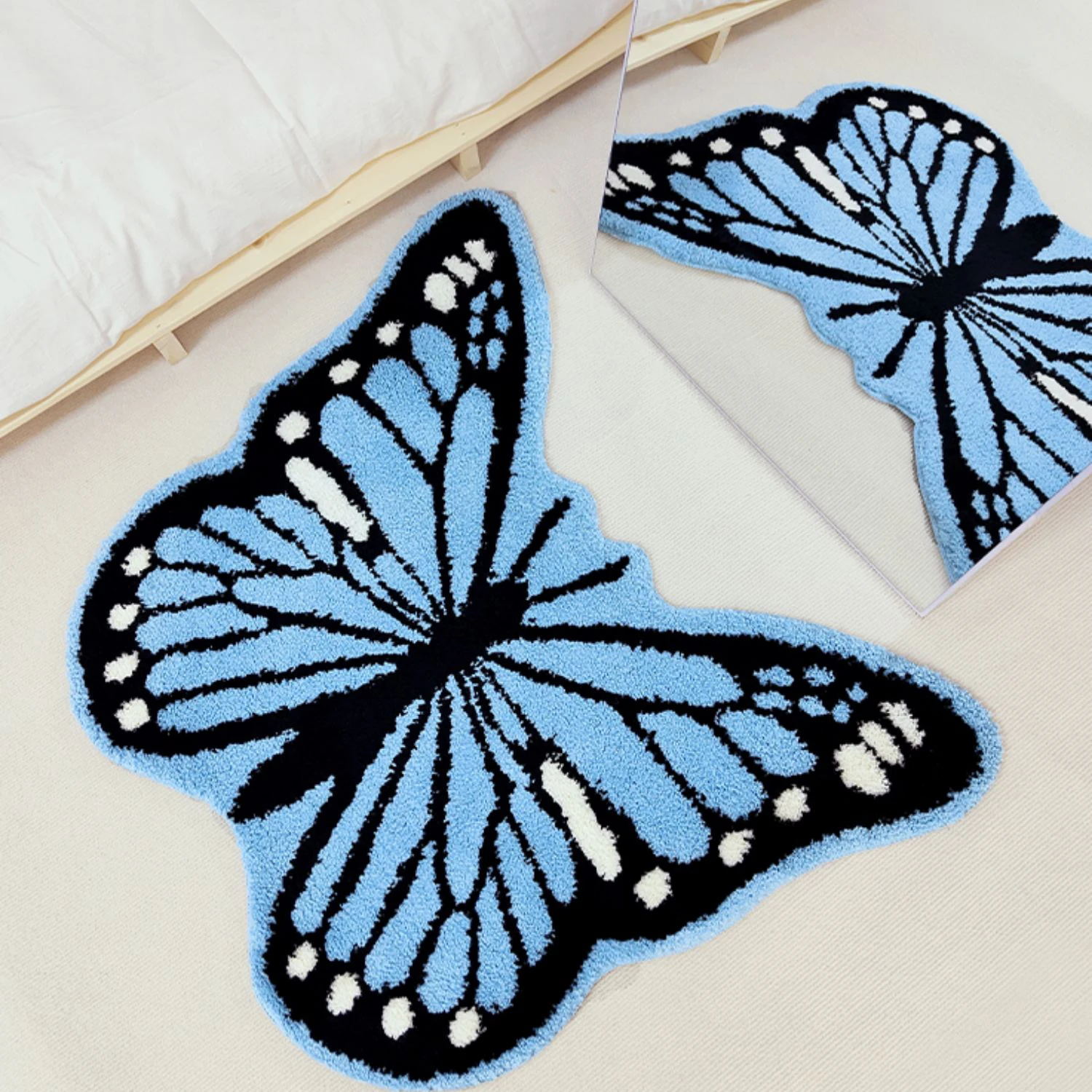 

Декоративный коврик для спальни, милый пушистый мультяшный напольный коврик для гостиной, красивый домашний декор для детской комнаты