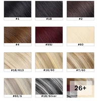 Extensions de cheveux humains Genius Trame 100G paquets blonds doubles dessinés trame de cheveux vierges droites invisibles extrémité complète qualité supérieure 6