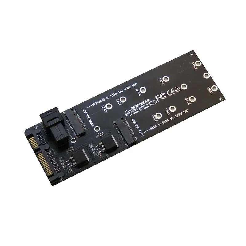 M.2 SSD-SATA 어댑터, NVMe NGFF-SFF-8643