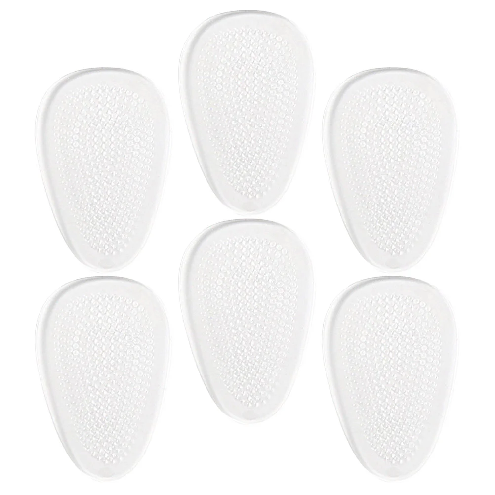 

3 Pairs Shoe Inserts Shock-absorbing Anti-slip Mat Heel for Women Protectors High Shoes Insole Pads Comfortable Women's