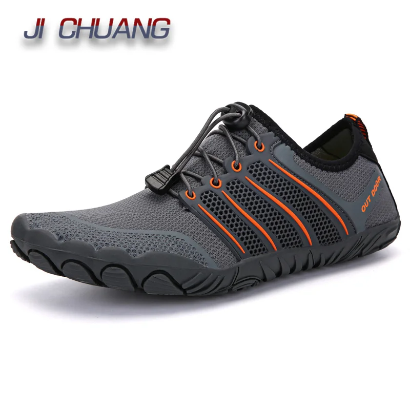 Mens Minimalist Running Cross Training Shoes Barefoot Shoes Big Toe Box