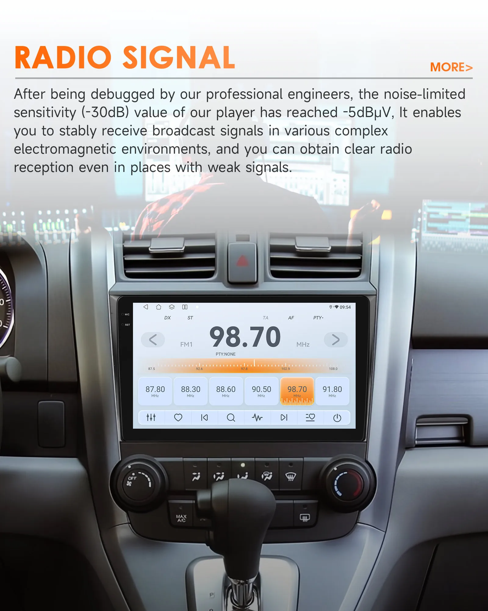 Hizpo 8G 128G 2Din Android 14 Autoradio Für Honda CR-V 3 RE CRV 2007-2011 Auto Multimedia GPS 4G Carplay 360Cam Von Snapdragon6115 – Detail 19