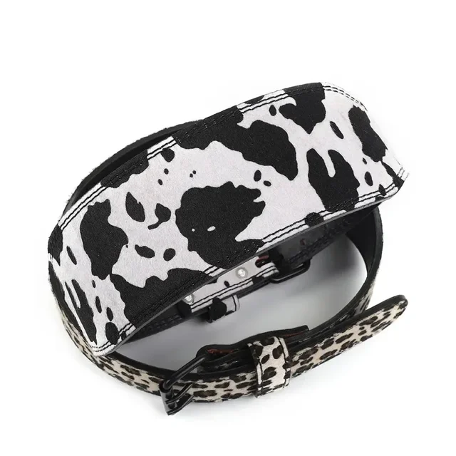 Leopard Fitness Belt Weightlifting Squat Powerlifting Waist Support Gym Powerlifting Strength Training Crossfit Waist Belts 4