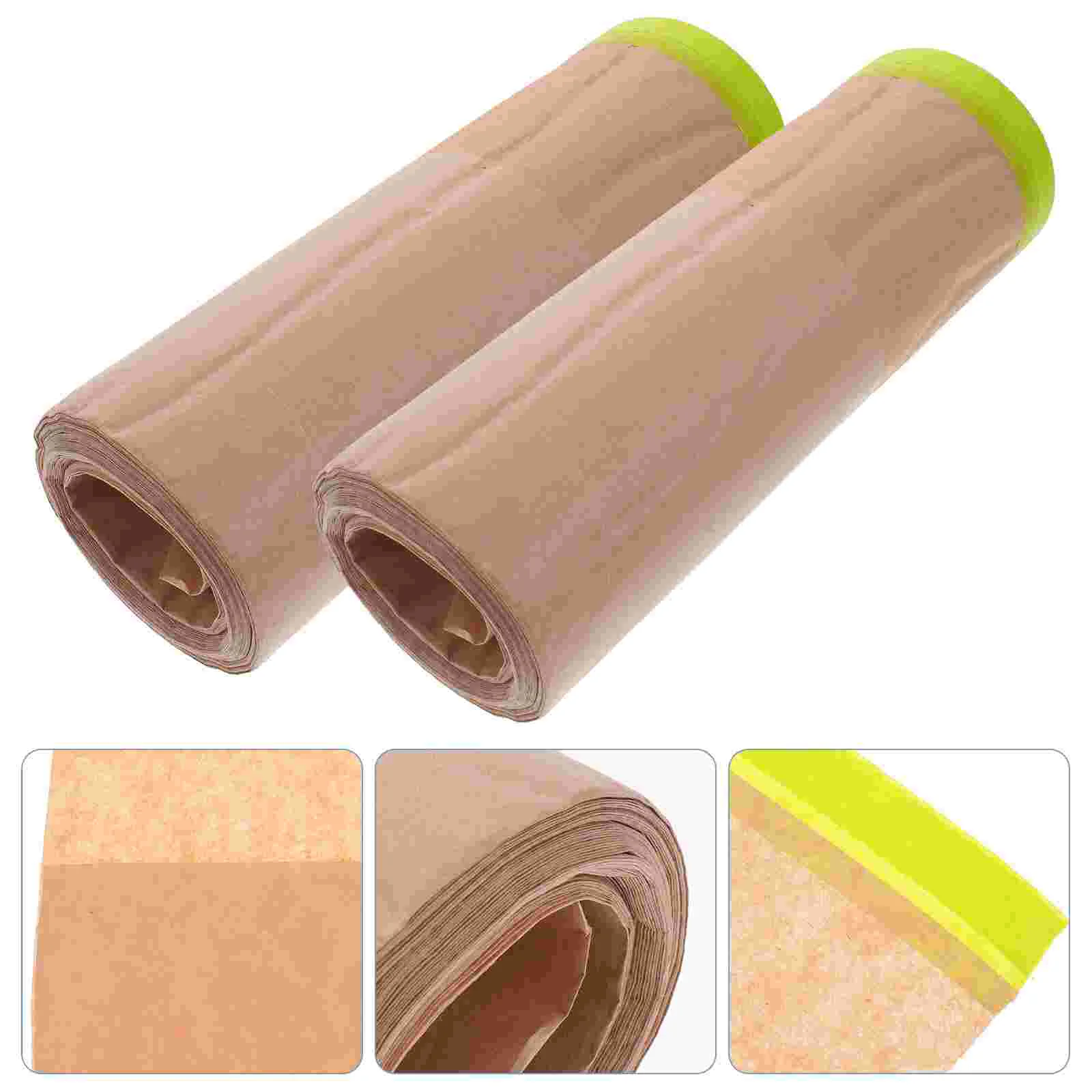 

Car Protection Covering Paper Kraft Masking Film Automobile Spray Paint Home Painting Supplies