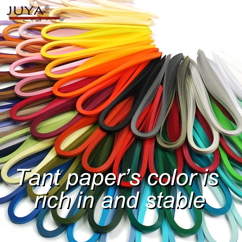 Juya Tant Paper Quilling Set With 96 Single Colors,1.5/3/5/7/10mm Width