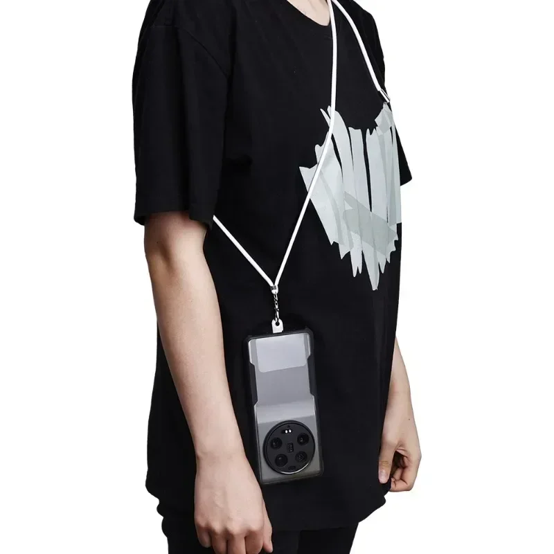 Phone Lanyard Adjustable Outdoor Universal Case Crossbody Shoulder Card Neck Cord Clip Hang Detachable Anti-lost Wrist Strap