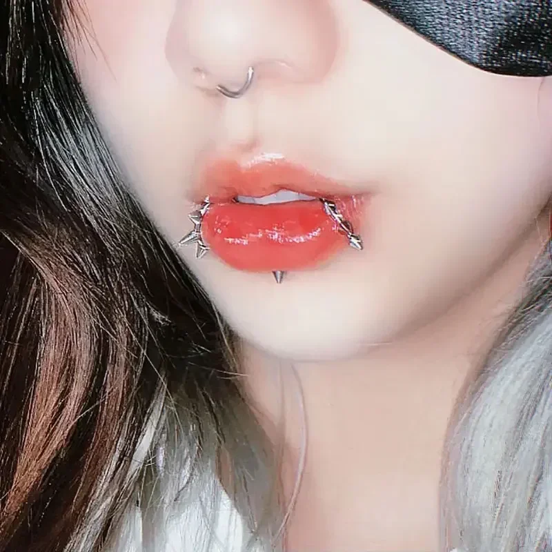 Piercing A Scatto (Clicker) In Acciaio Per Setto, Orecchio E Naso - Con Punta E Sfere