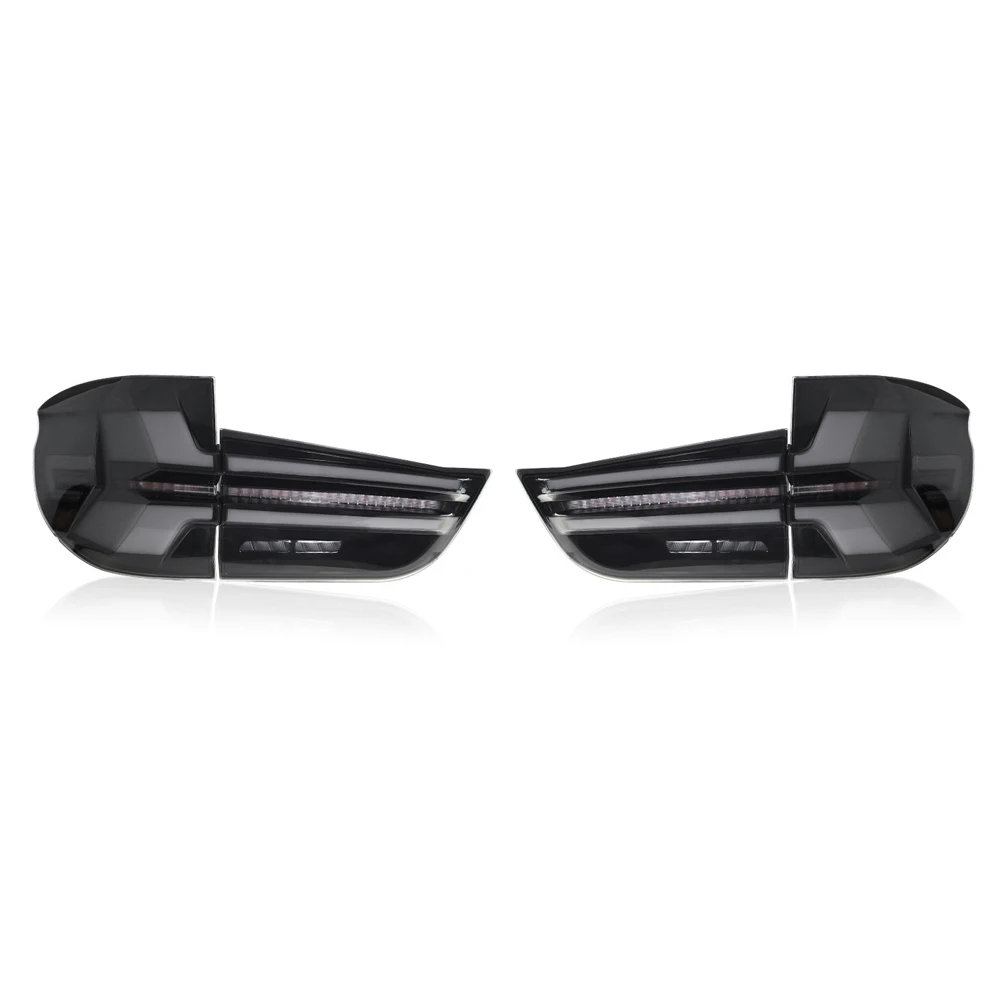 BMW X6 F16 X5 F15 2014-2019 için Araba Arka Lambası, Sıralı Sinyalli Arka Stop Lambası, Otomatik LED Lamba Aksesuarı