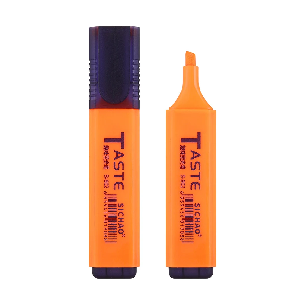 Highlighter Fluorescent Pen Broad Tip Writing Marker Pens for Art Drawing Doodling Marking Office Stationery School Su 4/6/8PCS highlighter marker highlighter pen art marker marker pen