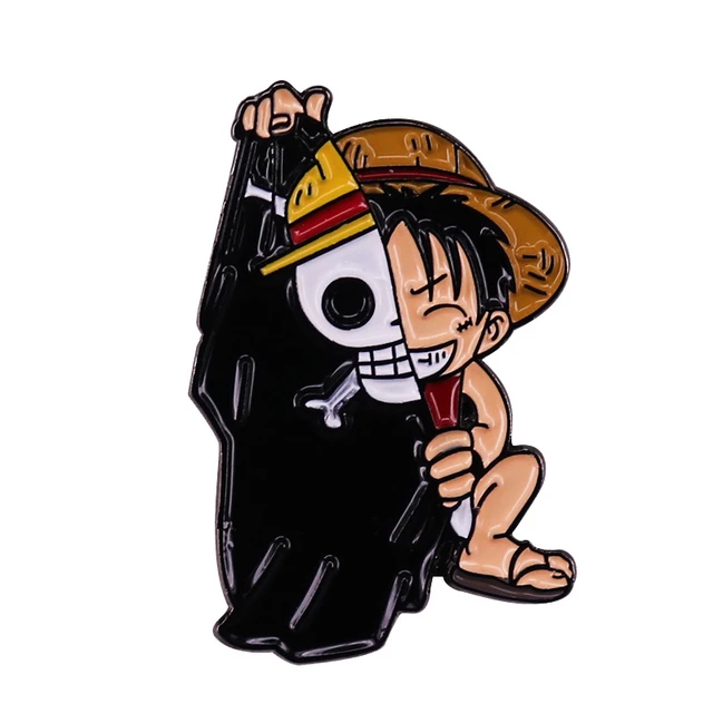 Anime One Piece Pins Luffy Straw Hat Zoro Sanji Usopp Chopper