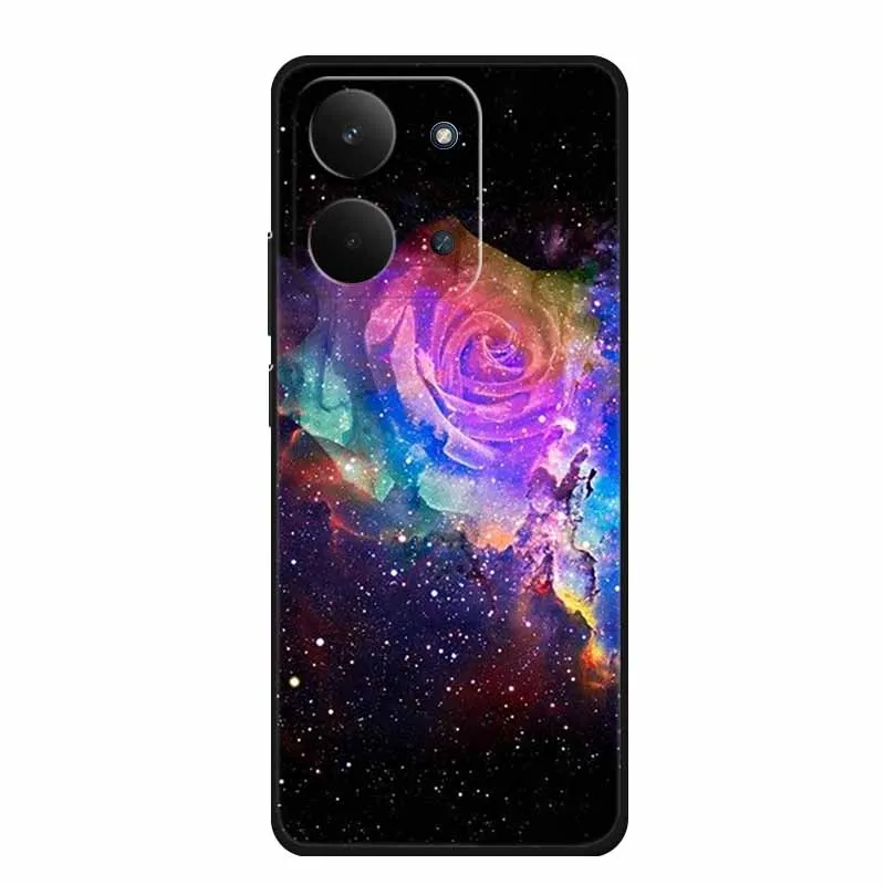 Sleek Black Silicone Soft TPU Phone Case - Protective Back Cover