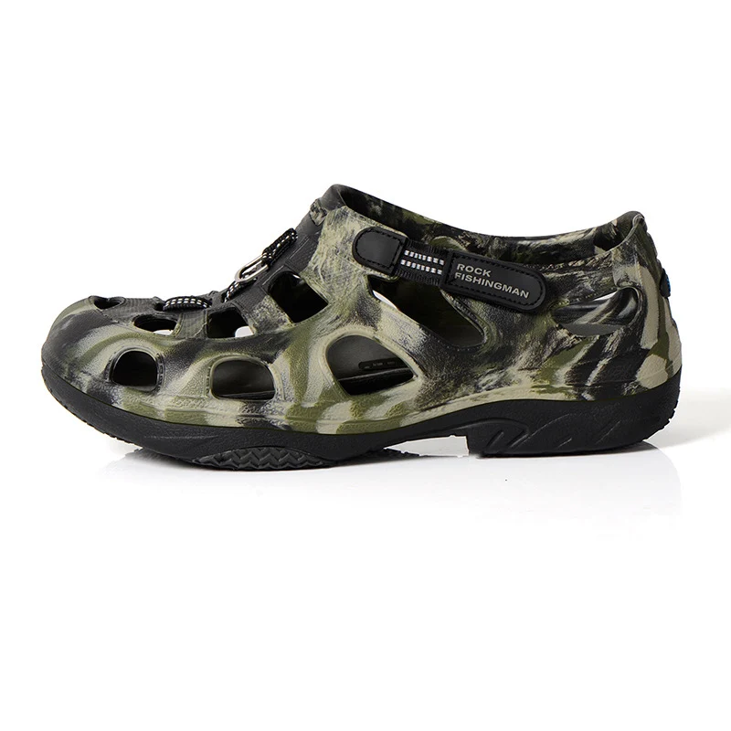 New Fishing Shoes Men Sandals Outdoor Breathable Wading Shoes Men's Summer Shoes Non-slip Casual Beach Slippers for Men 2