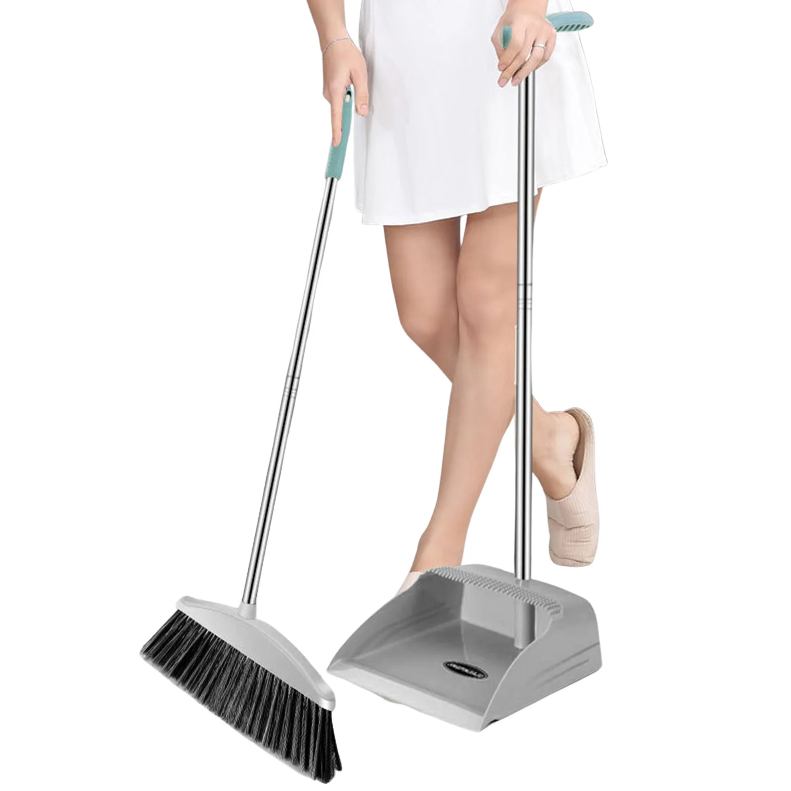 Broom And Dustpan Set Scoop Cleaning Brush Dust Magic Sweeper Floor