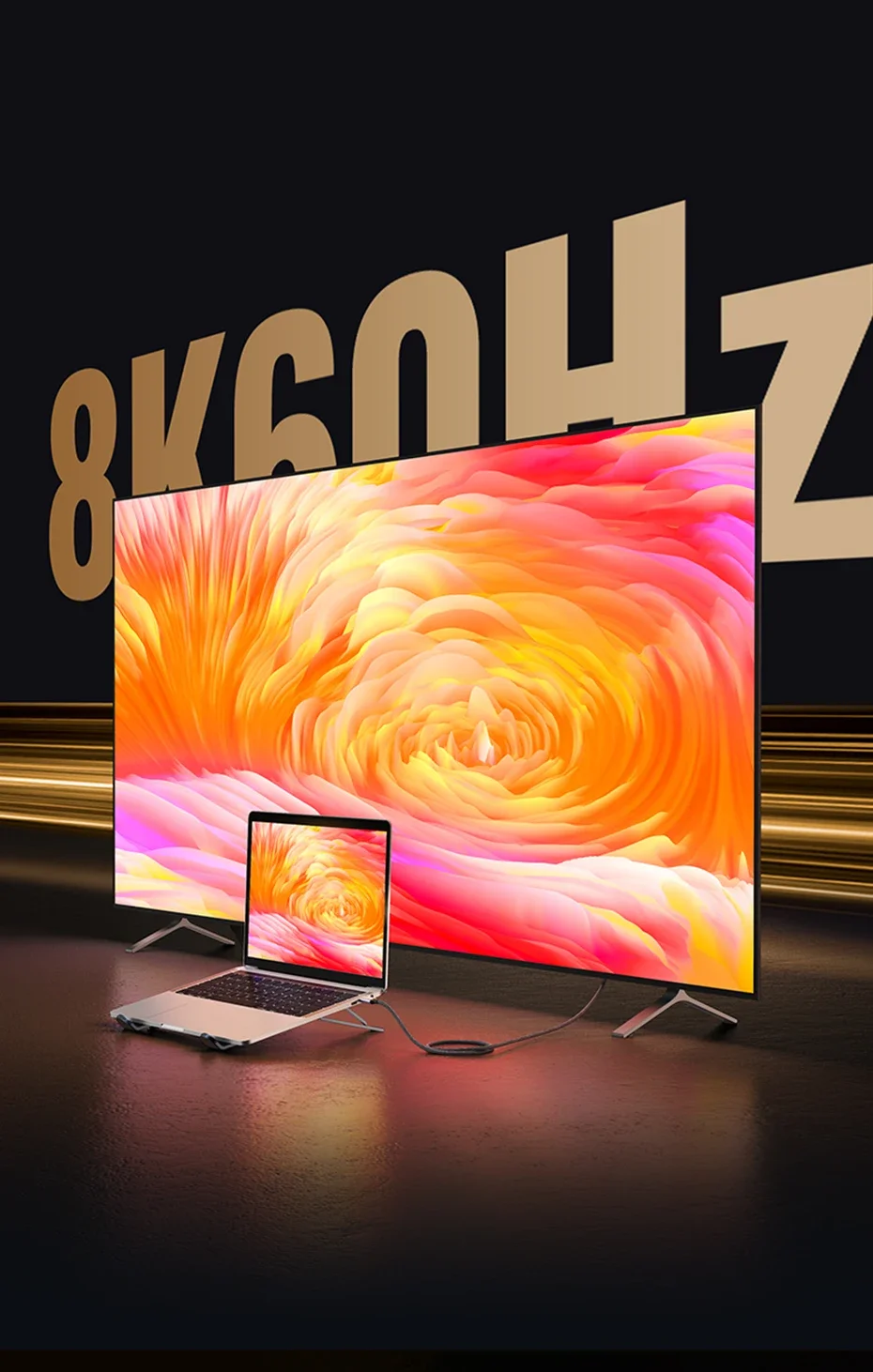USB C to HDMI ȣȯ ̺,  15, ƺ, , ȼϿ, 8K, 4K, C Ÿ to HDMI 2.1, Ʈ 3, 4  8K60Hz, 4K120Hz
