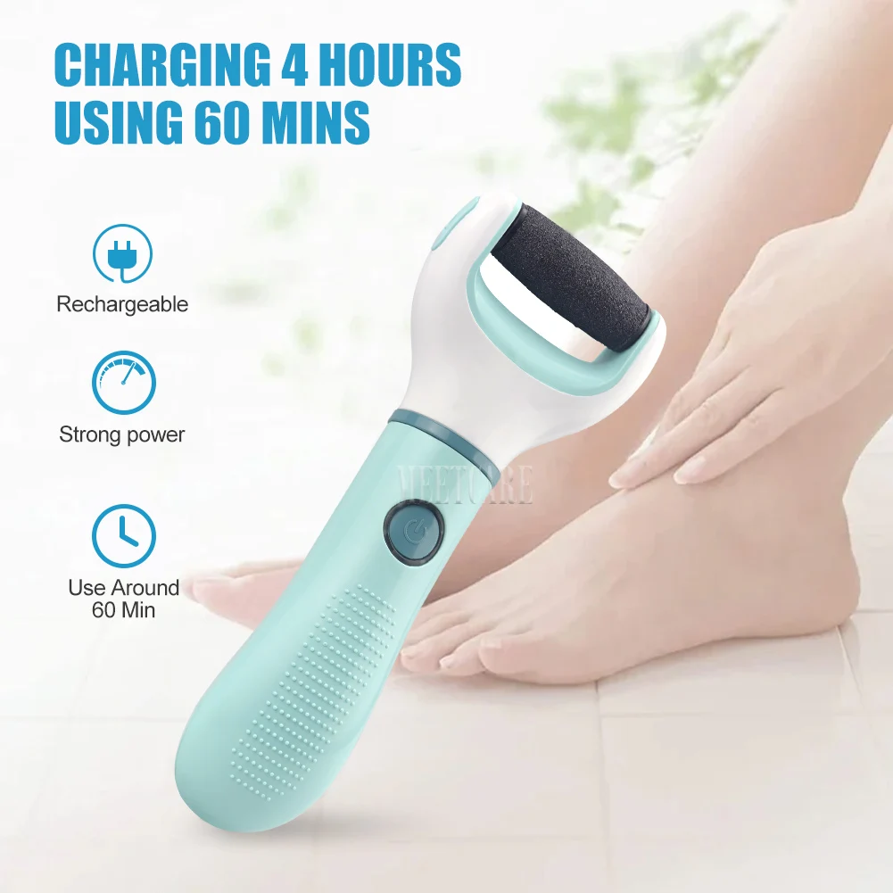 Electric Foot Grinder and Callus Remover for Safe Pedicure and Foot Care