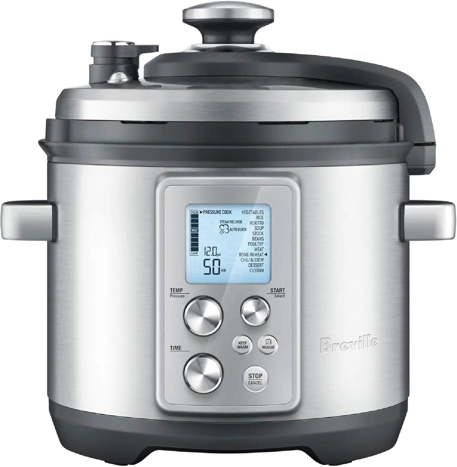 the Fast Slow Pro&trade; Pressure Cooker, BPR700BSS, Brushed Stainless Steel