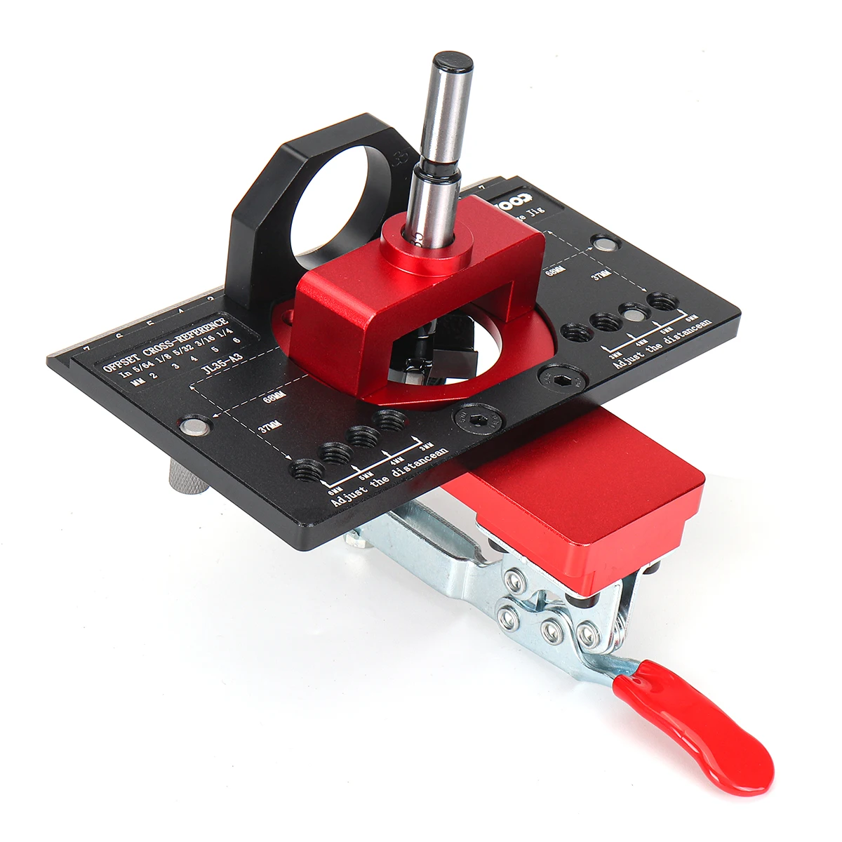 Aluminum Alloy Concealed Hinge Jig Tool for Woodworking
