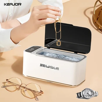 Ultrasonic Cleaner 35W Ultrasound Glasses Cleaning Machine 46KHZ High Frequency Portable Ultrasonic Washing Bath for Jewelry 1