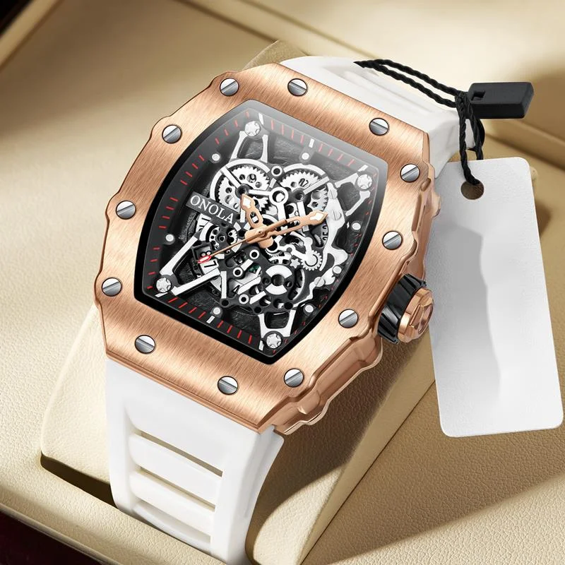 Novo relógio de venda quente orona/onola moda à prova dwaterproof água relógio de quartzo masculino fita de silicone moda versátil relógio_voghion.com