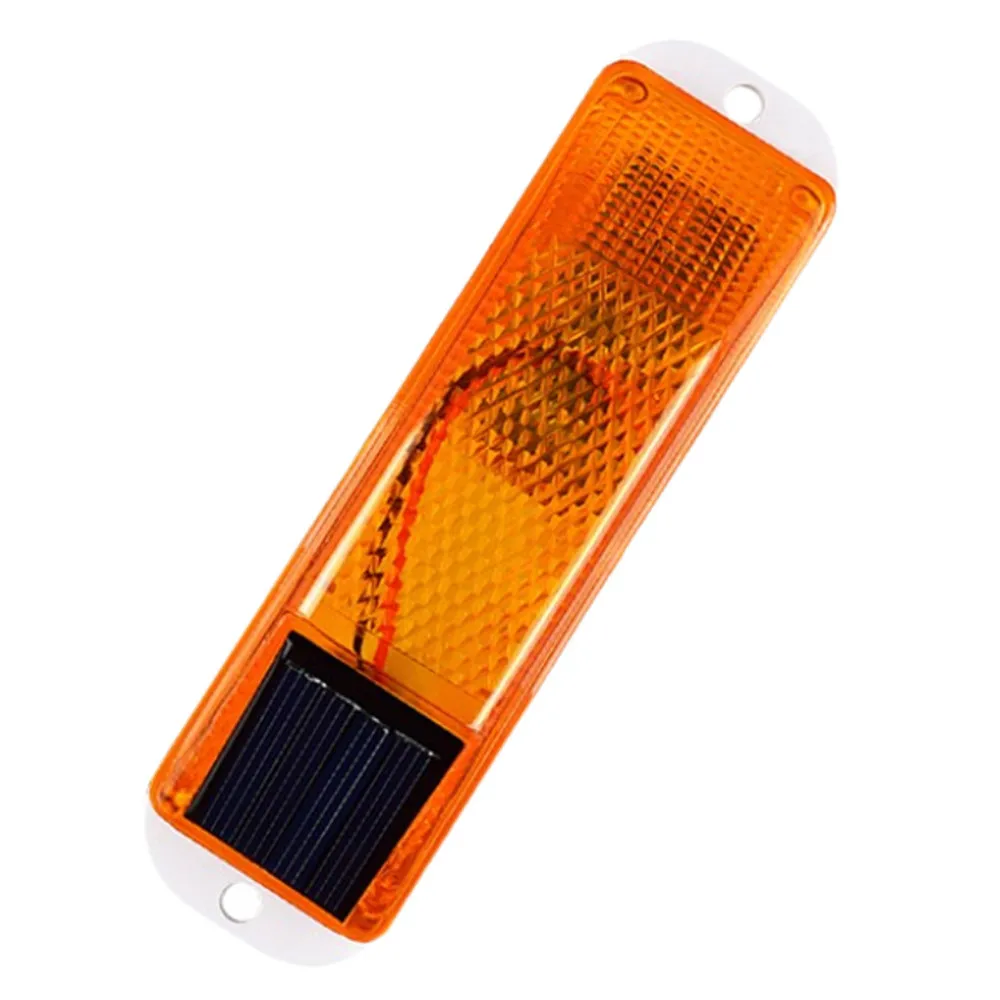 Carro led luz de advertência movido a energia solar luzes de cuidado de tráfego noite condução única lâmpada universal à prova dwaterproof água acessórios do carro