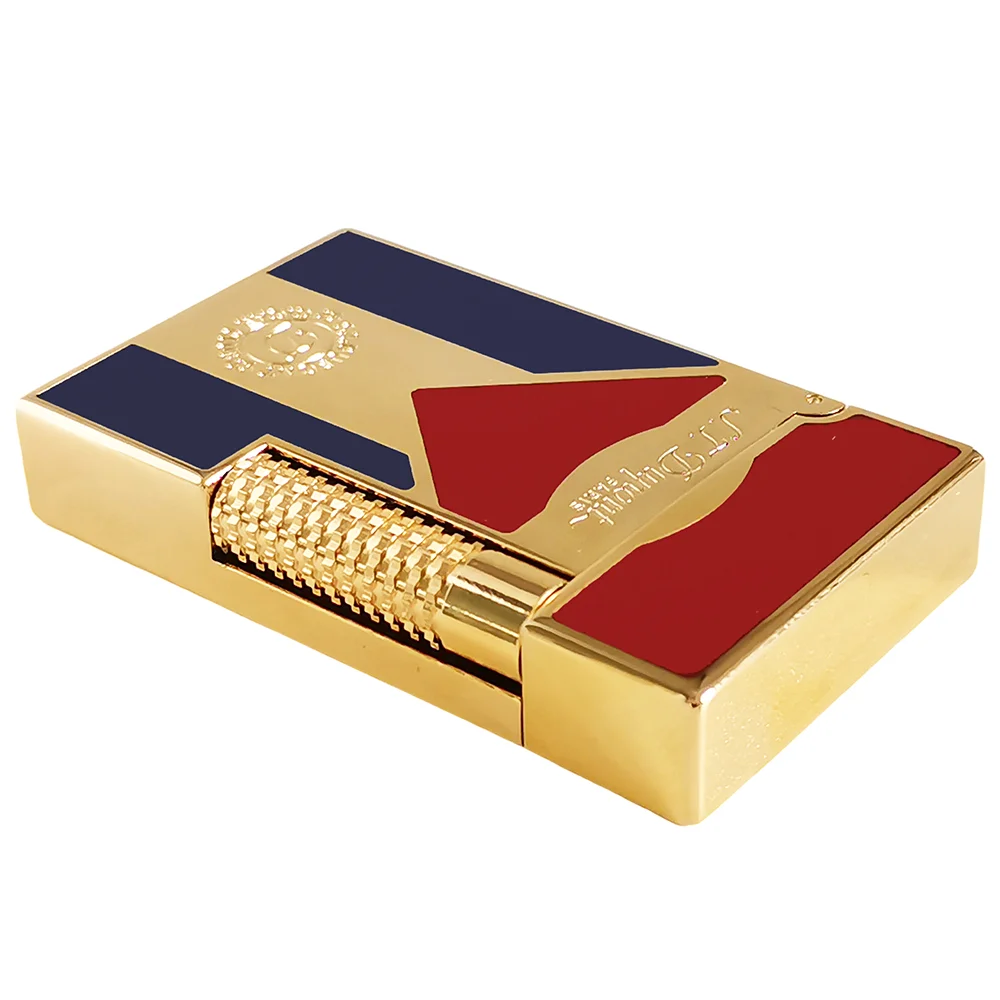 Cuban Gas Lighter Metal Lacquer Cuba Flag Cigarette Accessories Smoking Gadgets Men Collection Father Gifts 6