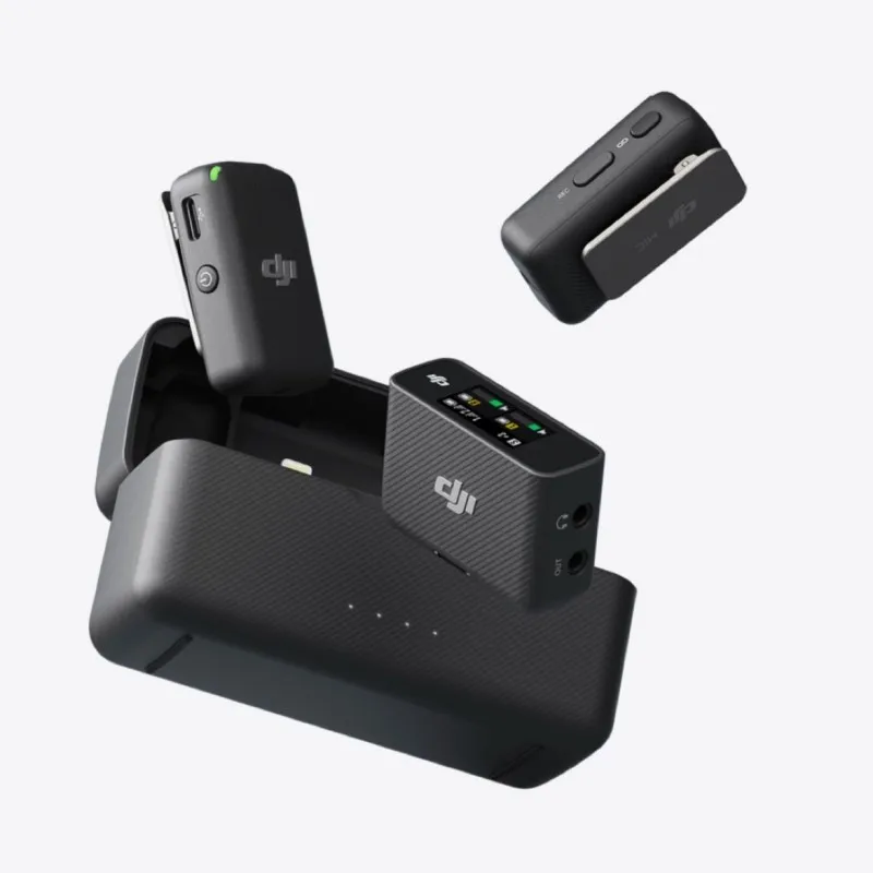 Description Picture 4 of itemDJI Mic Wireless Microphone Professional Recording Studio Equipment 250m Transmission Range Dual-Channel Photography Accessories