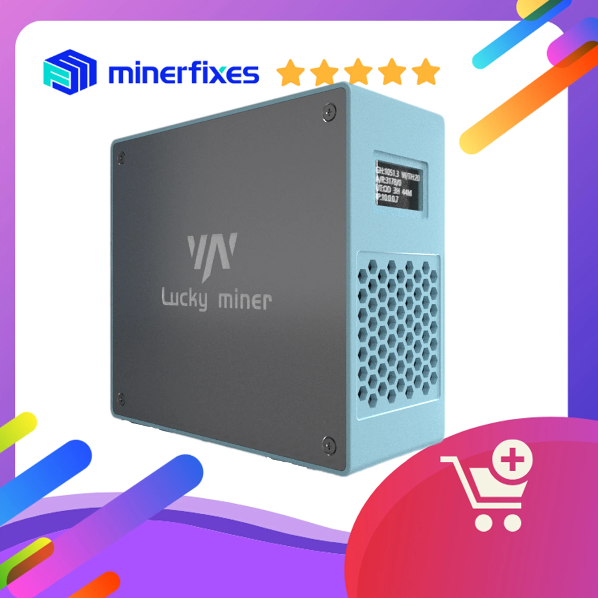 Best Bitcoin Miner Lucky Miner LV07 Bitcoin Miner - 1TH/S 25W Home Crypto  Miner With WiFi Dogecoin Miner