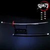 Demon Slayer Katana Sword Kamado Tanjirou Third Nichirin Blade 25cm Metal Anime Peripheral Samurai Sword Model Gifts Toys Boys 5