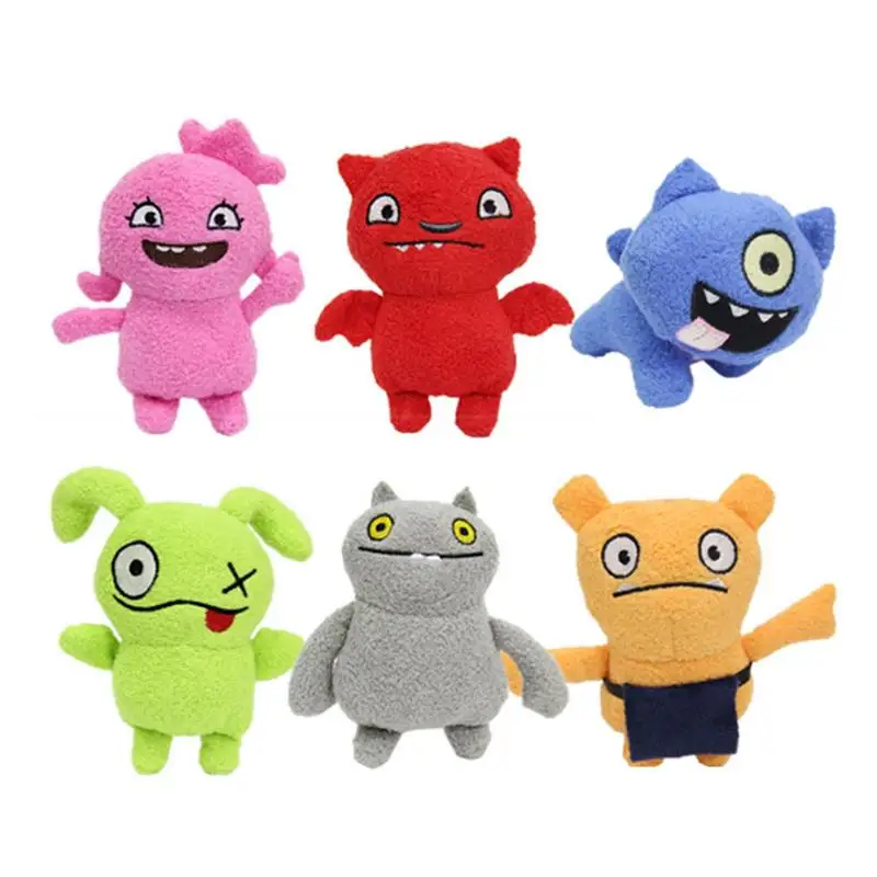 New Ugly Monsters Doll Plush Toy Cartoon Anime Kids Toys Stuffed Animal Rainbow Ox Moxy Babo Doll Pillow Children Birthday Gifts babo скамья