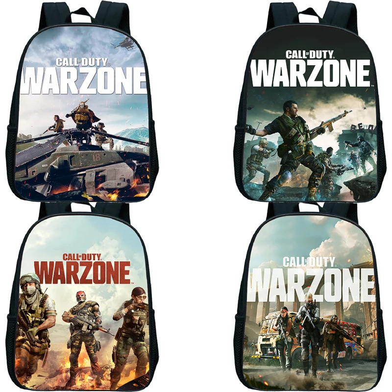 

Kids Call Of Duty Warzone Backpack Waterproof School Bags Kindergarten Bagpack Boys Girls Anime Rucksack Small Bookbag Mochila