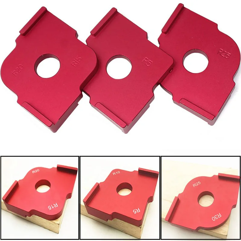 

trimming Radius corner round plate engraving machine kit template machine R Panel Corner Jig Wood R5/R10/R15/R20/R25/R30