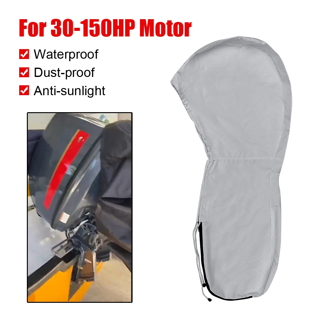 FullOutboardEngineCoverSunshadeAntiscratchBoatProtectorHeavy