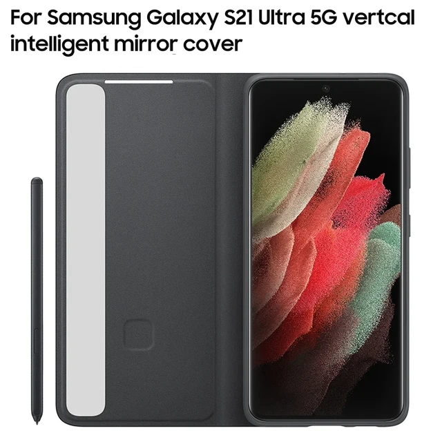 Funda Original para Samsung S22 Ultra Mirror Smart View, carcasa