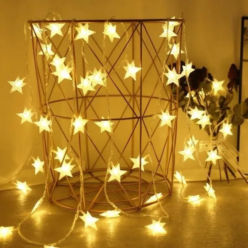 Description Picture 2 of itemLED String Lights Outdoor Star Christmas Garland Fairy Lights Wedding Party Home Garden Xmas Tree Lamp New Year Decoration