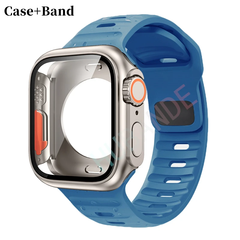 Ultra Silicone Strap and Protective Case with Screen Guard