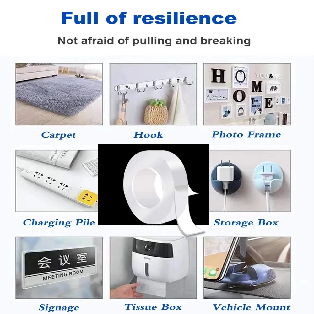 Double Sided Adhesive Tape Ultra-strong Monster Tape Home Appliance Waterproof Wall Stickers Home Improvement Resistant