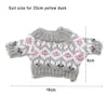 20cm Soft Animal Dolls Clothes Mini Yellow Duck Plush Toy Clothes Cute Plush Dolls Sweater Kids Toy Gifts 6