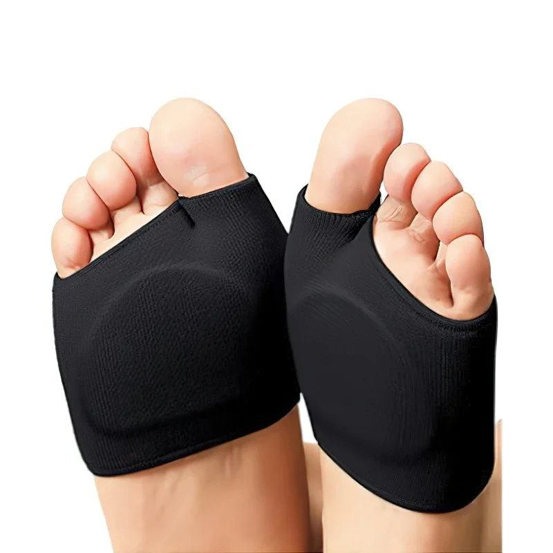 Orthopedic Insoles Shoe Inserts Silicone Gel Half Insoles for Metatarsal Forefoot Pain Relief Shoe Pads Ball of Foot Cushions for Hallux Valgus Corrector Socks