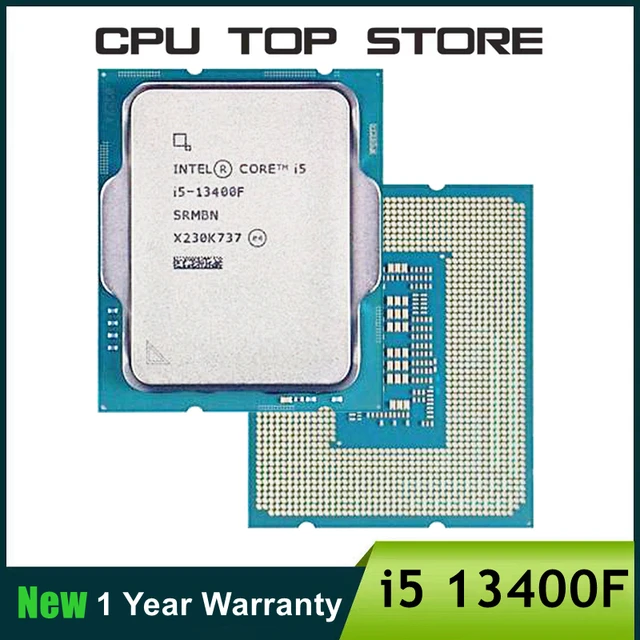 NEW Core i5 13400F 2.5GHz 10-core 16-thread CPU processor L3 = 20M 65W LGA  1700 No Fan B760 Motherboard