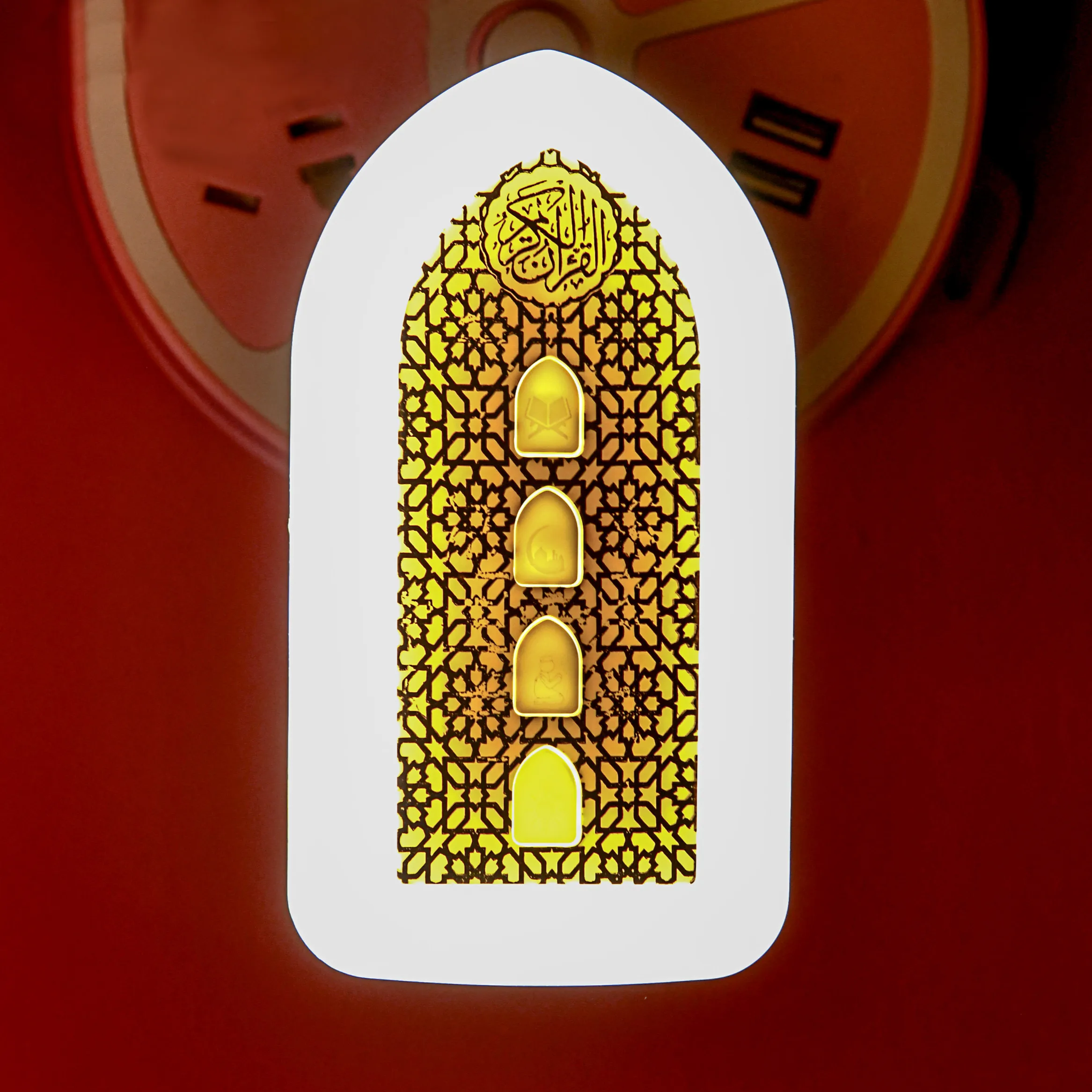 Quran Speaker Azan Clock  Muslim Ramadan Islam Gift Quran Player with Light Muslim Zikir Plug Adjustable Quran Stand 5