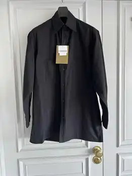 TOP-YAMAMOTO original design black long-sleeved pure cotton shirt