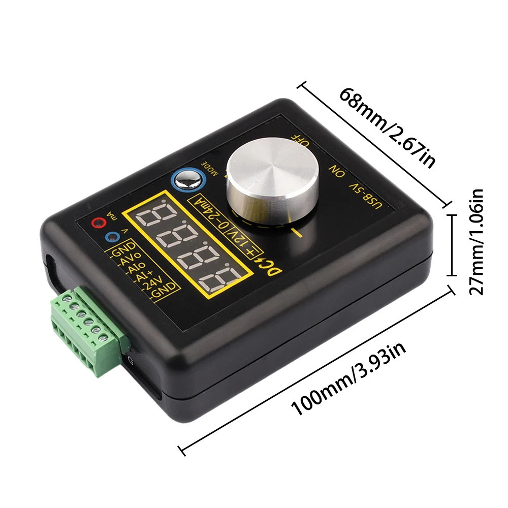 Digital 4-20mA 0-10V Voltage Signal Generator 0-20mA Current Transmitter Professional Electronic Measuring Instruments images - 6