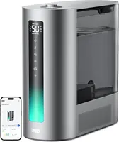6L Humidifier For Bedroom, Smart Large Room Humidifier, Warm & Cool Mist, Plants, Baby, Top Fill, 60Hr Runtime, Quiet, High 1