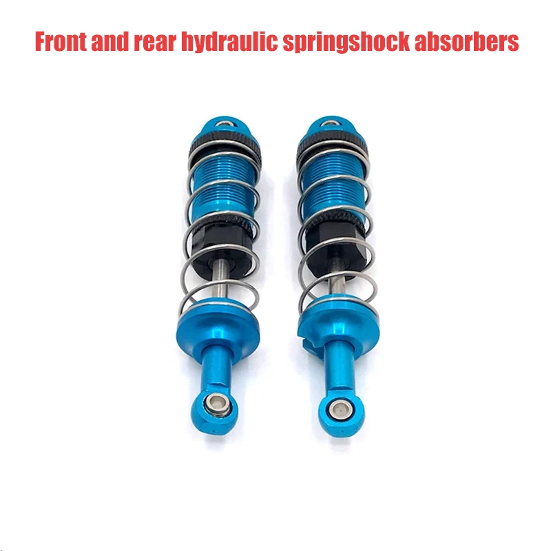 Enhanced RC Car Metal Upgrade Front and Rear Hydraulic Spring Shock Absorbers