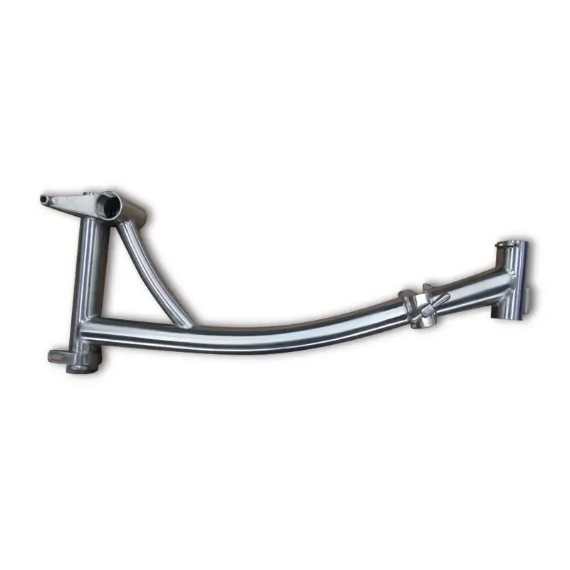 

Titanium Main Frame for Brompton Folding Bike Lightweight Bicycle Parts Raw Color GR9 TI3AL2.5V