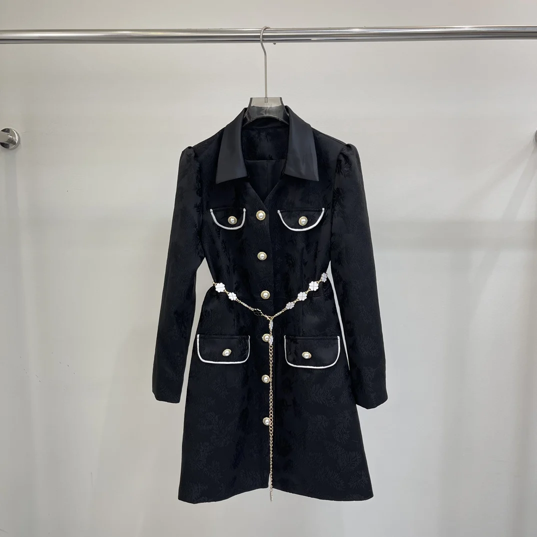 

2023 Autumn/Winter Fashion New Women's Clothing Jacquard Dress 0912