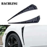 Car Side Fender Universal Side Wing Air Vent Hood Intake Fender Cover Moulding Trim Stickers Hood Intake Sticker Accessorie 4